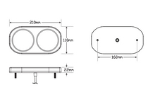 LED Autolamps 209GARLP2 Stop/Tail & Indicator Boat Trailer Kit